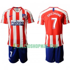 Atlético Madrid GRIEZMANN 7 Bambino Maglia Prima 2019/2020 Manica Corta (+ Pantaloncini)